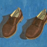 Par de sapatos, óleo sobre cartão, 30 x 40 cm, 1962. Coleção Particular.